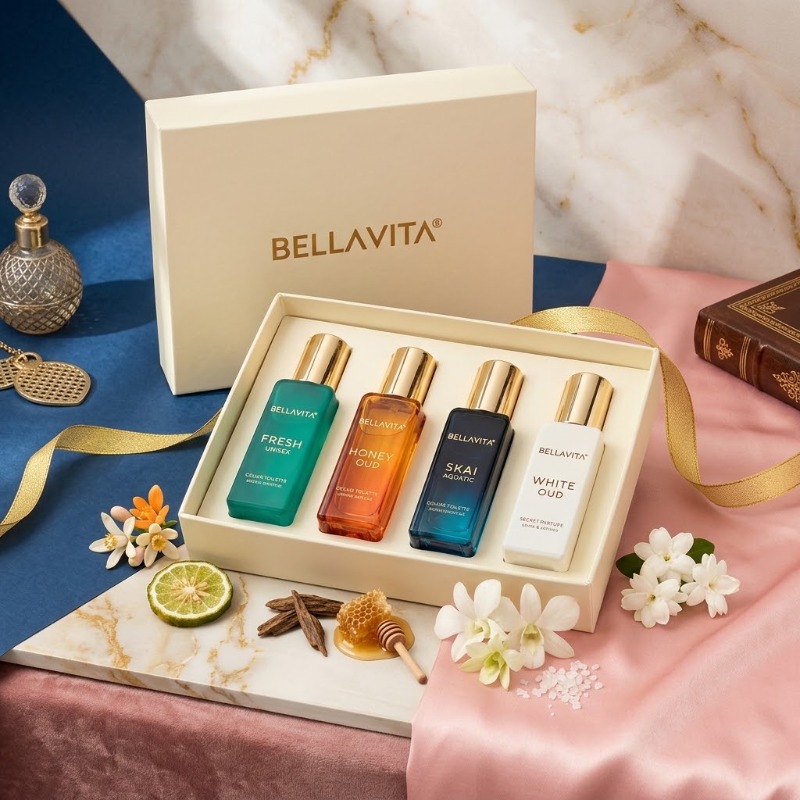 The Collection Perfume Fragrance - Zestaw prezentowy 20ML x4, uniwersalny perfum,