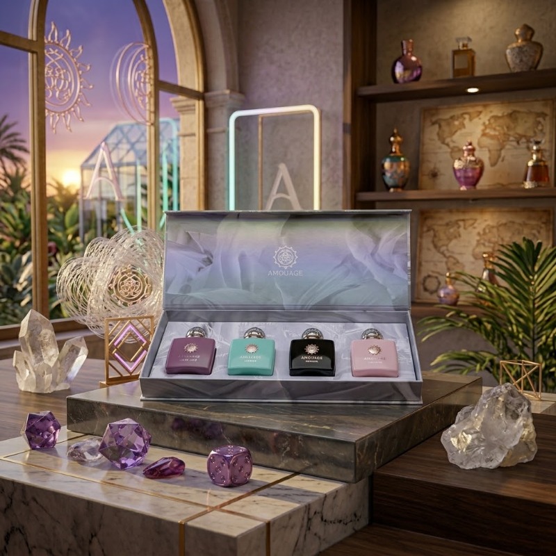 Zestaw prezentowy perfum AMOUA – The Collection Perfume Fragrance recenzja i cena